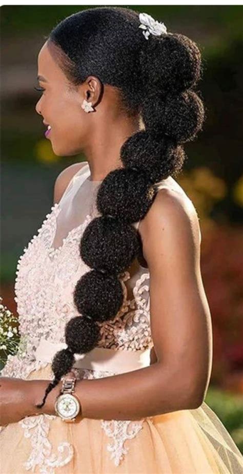 afro puff ponytail with braids|kinky afro puff ponytail.